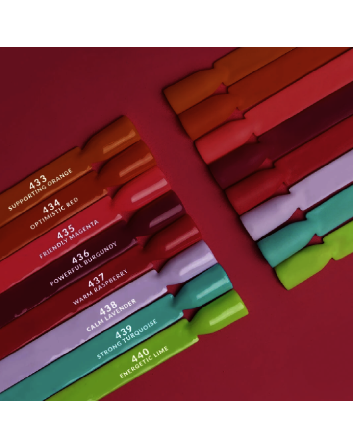 437 WARM RASPBERRY 7 ML LAKIER HYBRYDOWY SEMILAC