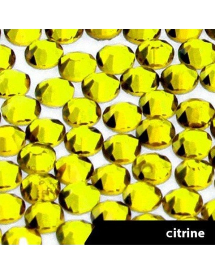 CYRKONIE SS4(1,5mm) CITRINE 100 SZT.