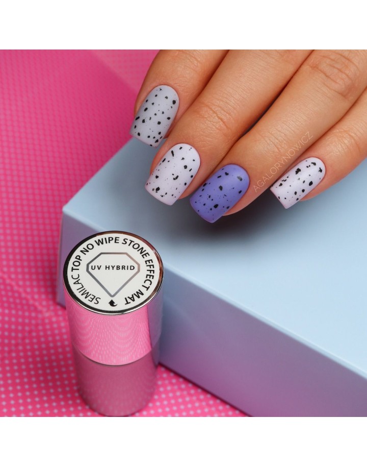 TOP NO WIPE MAT STONE EFFECT 7ML SEMILAC