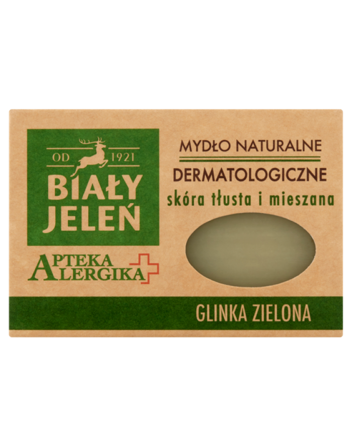 Mydło dermatologiczne z glinką zieloną Apteka Alergika 125 g
