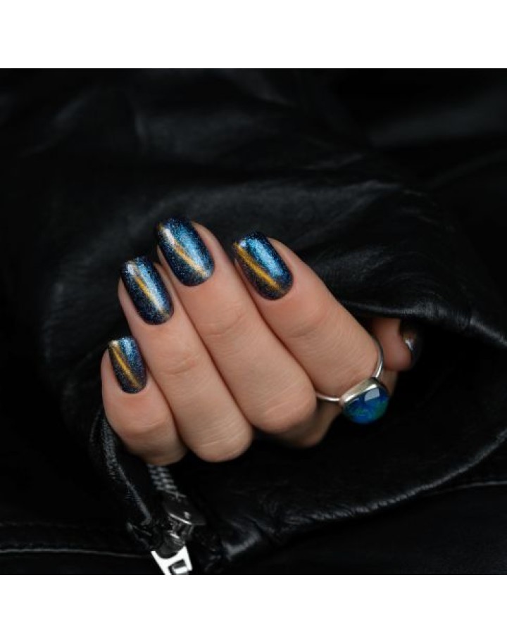 310 MAGIC CAT EYE BLUE 7M LAKIER HYBRYDOWY SEMILAC 