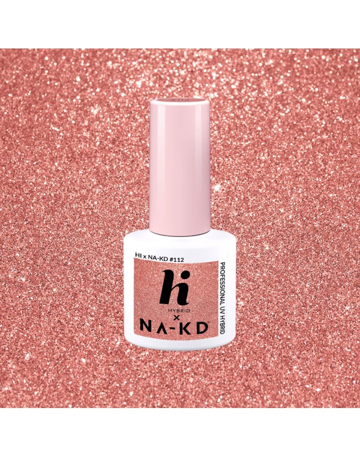 112 HI HYBRID 5 ML PINK BUBBLE GLOSS  LAKIER HYBRYDOWY 