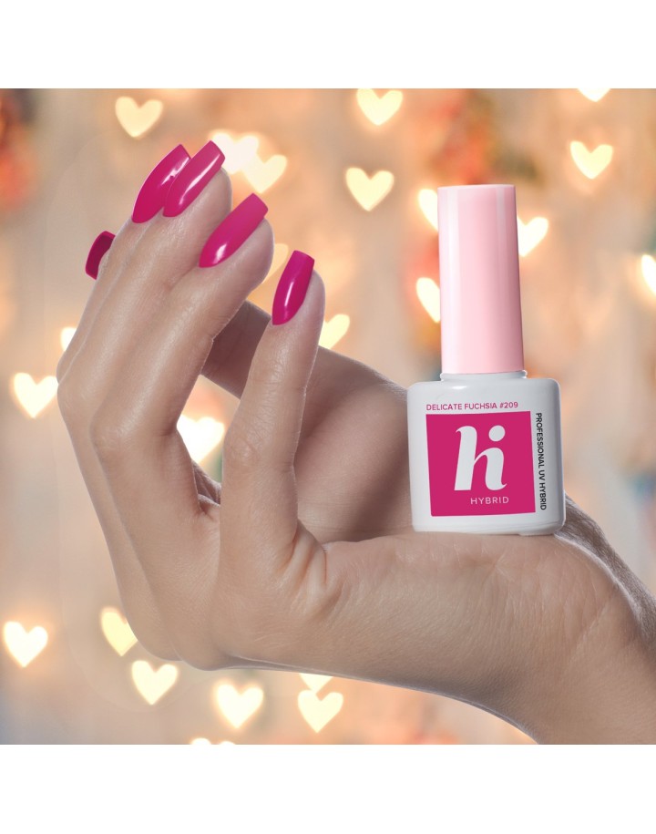 209 HI HYBRID 5 ML DELICATE FUCHSIA LAKIER HYBRYDOWY 