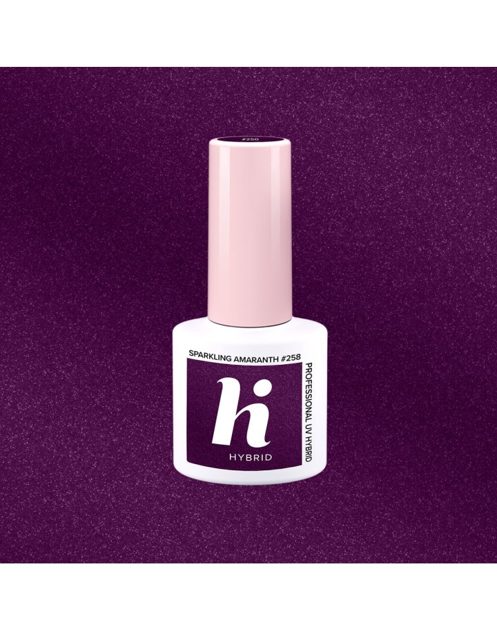 258 LAKIER HYBRYDOWY HI HYBRID 5ML SPARKLING AMARANTH 