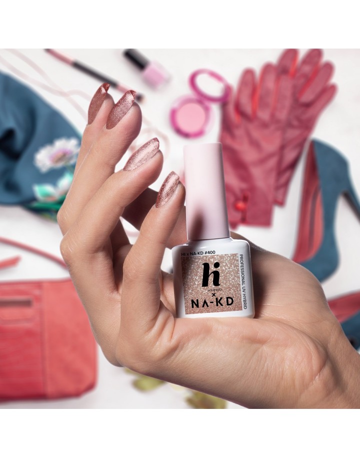 400 HI HYBRID 5 ML GLAMOUR DUST LAKIER HYBRYDOWY 