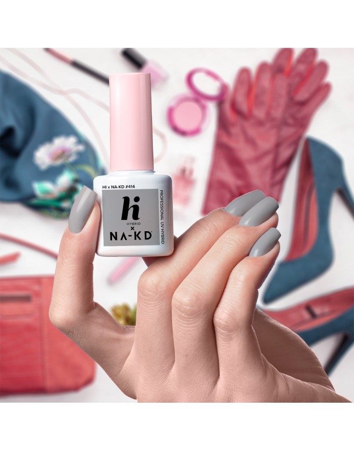 414 HI HYBRID 5 ML LIGHT GREY  LAKIER HYBRYDOWY