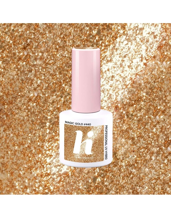 440 LAKIER HYBRYDOWY HI HYBRID 5 ML MAGIC GOLD