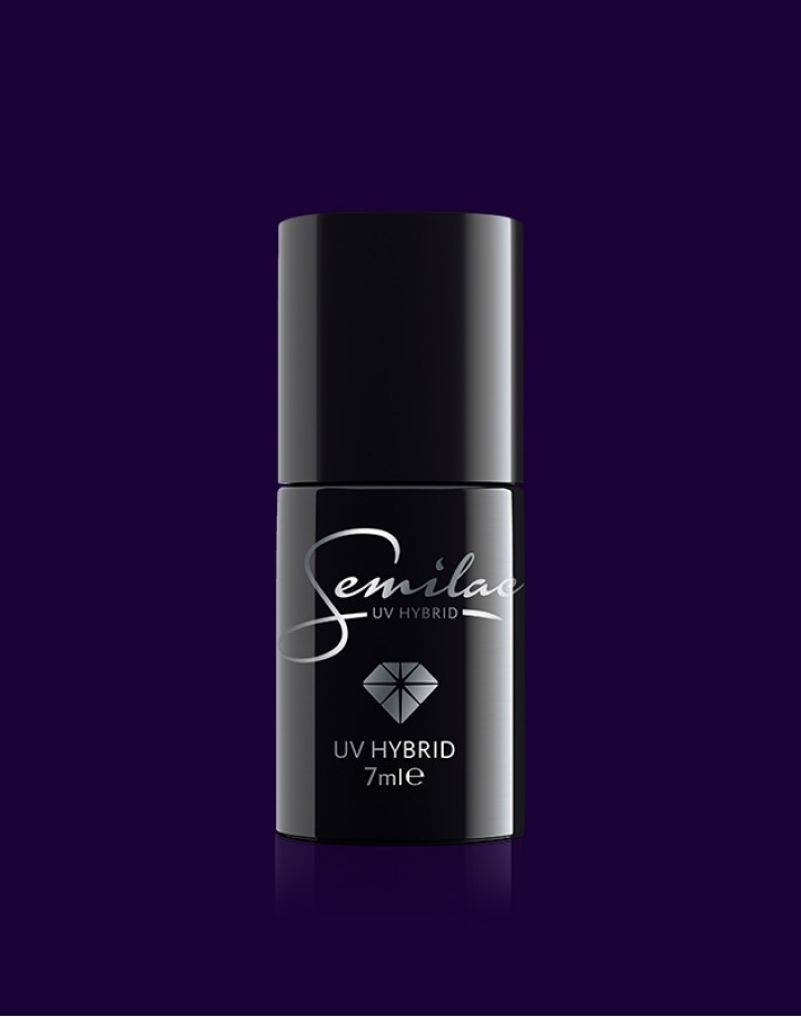 089 Lakier hybrydowy UV Hybrid Semilac Black Plum 7ml