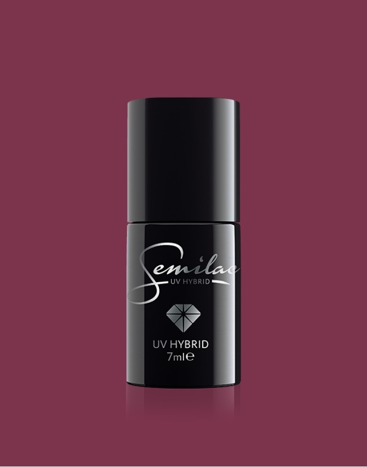 098 Lakier hybrydowy UV Hybrid Semilac Elegant Cherry 7ml
