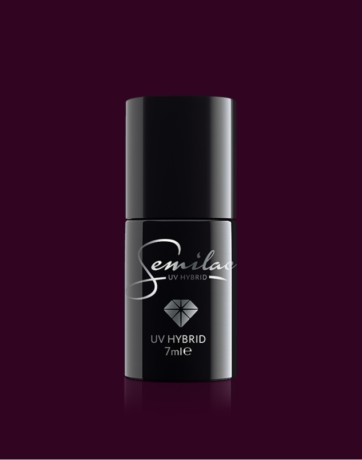 099 Lakier hybrydowy UV Hybrid Semilac Dark Purple Wine 7ml