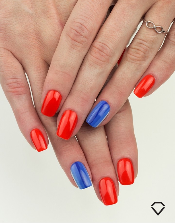 519 Lakier hybrydowy UV Hybrid Semilac SemiBeats by Margaret Full Orange 7ml