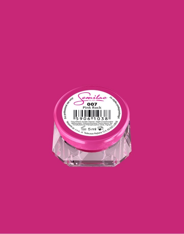007 UV Gel Color Semilac Pink Rock 5ml