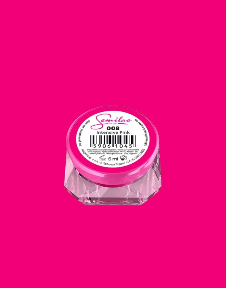 008 UV Gel Color Semilac Intensive Pink 5ml