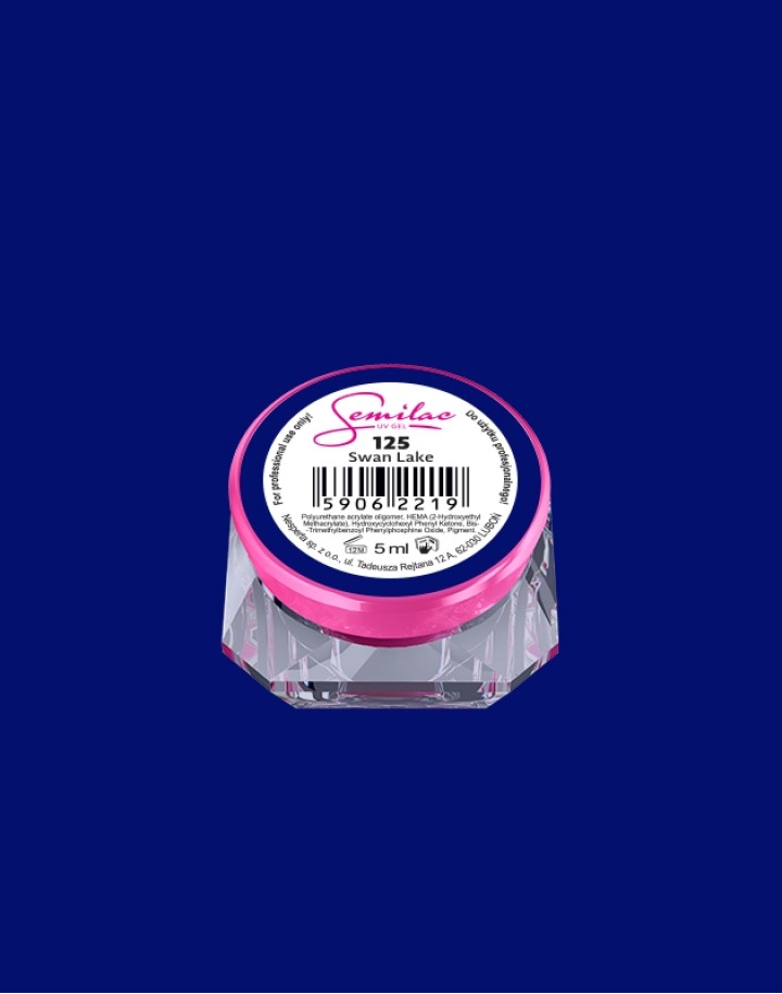 125 Kolorowy lakier żelowy UV Gel Color Semilac Swan Lake 5ml
