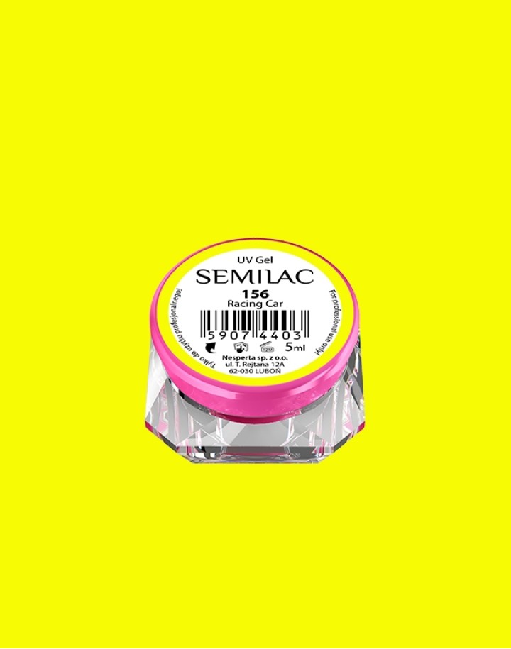 156 Kolorowy lakier żelowy UV Gel Color Semilac Racing Car 5ml